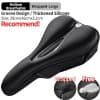 ROCKBROS Silicone Bicycle Saddle Hollow Breathable MTB Bike Seat Cushion Cover Mat Silica gel Saddle Cycling Accessories - LF047-B Russian Federation