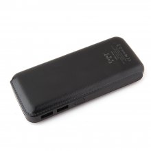 Cager B16 12000mAh Dual USB Power Bank for iPhone iPad Smartphone Black