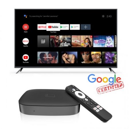 HAKO 4K Android TV 11.0 Streaming Box, Netflix & Google Certified TV Box HDR Movies, Smart TV Box, Amlogic s905y4, 2GB DDR4 16GB eMMC 2.4G&5.8G WiFi 2.4G/5G BT5.0 Set Top Box