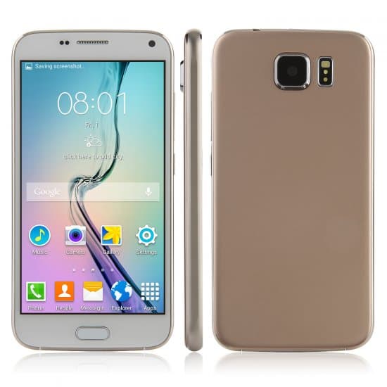 Tengda S6 Plus Smartphone 5.0 Inch QHD Screen MTK6572W Dual Core Android 4.2 Gold