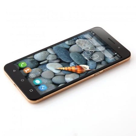 X4 Smartphone Android 4.4 MTK6582 Quad Core 5.5 Inch QHD Screen 512MB 4GB Gold