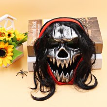 Halloween horror mask scary mask prom party decoration props plastic mask