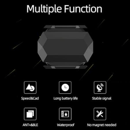 C3 Speed Cadence Sensor Bluetooth 4.0 ANT+ Bicycle Accessorids for Garmin Bryton Bike Speedometer - Black China