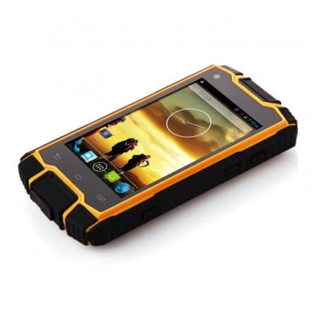 DG1 Smartphone IP68 MTK6582 Quad Core 1GB 8GB 4.0 Inch PTT 3200mAh Battery Black&Yellow
