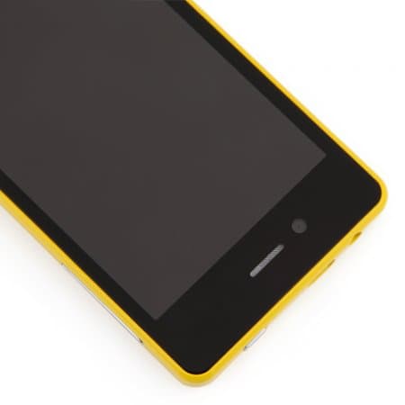 HiSiKi G2 Smartphone 4.0 Inch IPS Screen Android 4.1 MTK6577 Dual Core 3G GPS- Yellow
