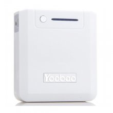YooBao YB-635 Magic Box 6600mAh Mobile Power Bank for Mobile Phone White