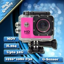 SJCAM SJ4000 1.5" TFT 12.0MP 1080P Full HD Sports Digital Video Camera Pink