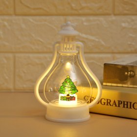 4pcs/lot Christmas decorations new LED lights children portable window ornaments Christmas tree pendant creative props