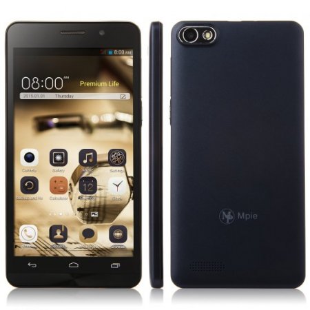 Tengda Z6 Smartphone Android 4.4 MTK6572W 5.5 Inch QHD Screen Smart Wake Black