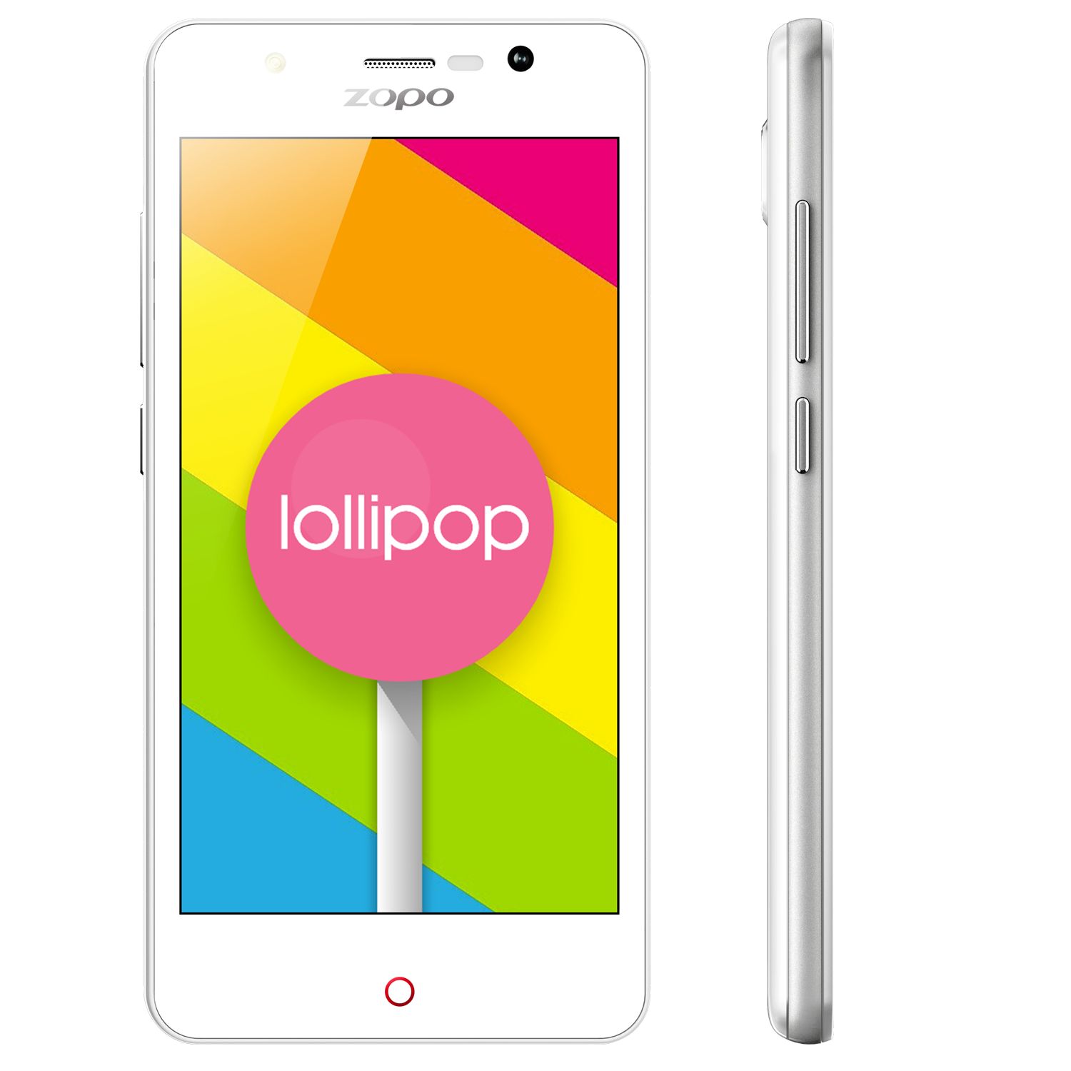ZOPO ZP330 Smartphone 4G Android 5.1 64bit MTK6735M Quad Core 1GB 8GB 4.5 Inch White