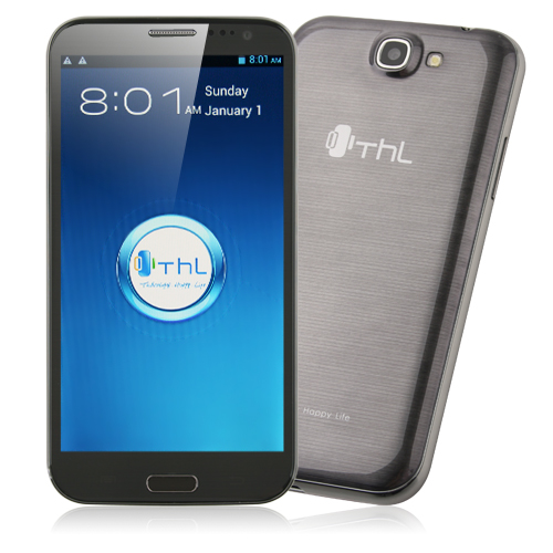 ThL W7 Phablet 5.7 Inch HD IPS Screen 1G RAM Android 4.0 3G GPS 3.2MP Front Camera- Grey