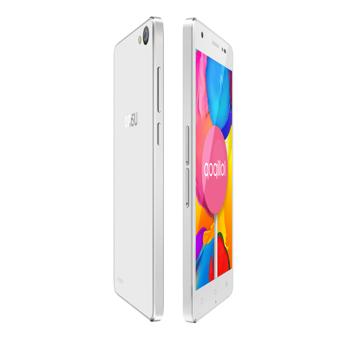 UBRO M1 Smartphone 6.9mm Double Glass 5.0 Inch 2GB 16GB Android 5.1 MTK6735A- White