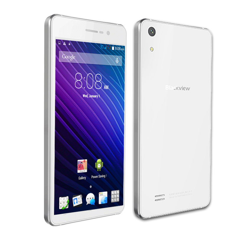 Blackview Omega Pro Smartphone 3GB 16GB MTK6753 Octa Core 5.0 Inch LG Screen White