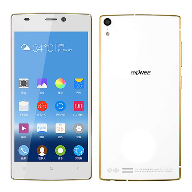 GIONEE S5.5 Smartphone 5.0 Inch Super AMOLED FHD Screen 2GB 16GB 13.0MP- White