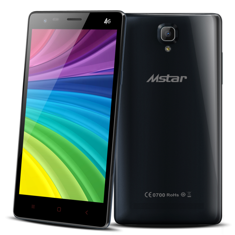 Mstar S100 4G Smartphone Android 5.0 64bit MTK6732 Quad Core 5.5 Inch HD Screen Black