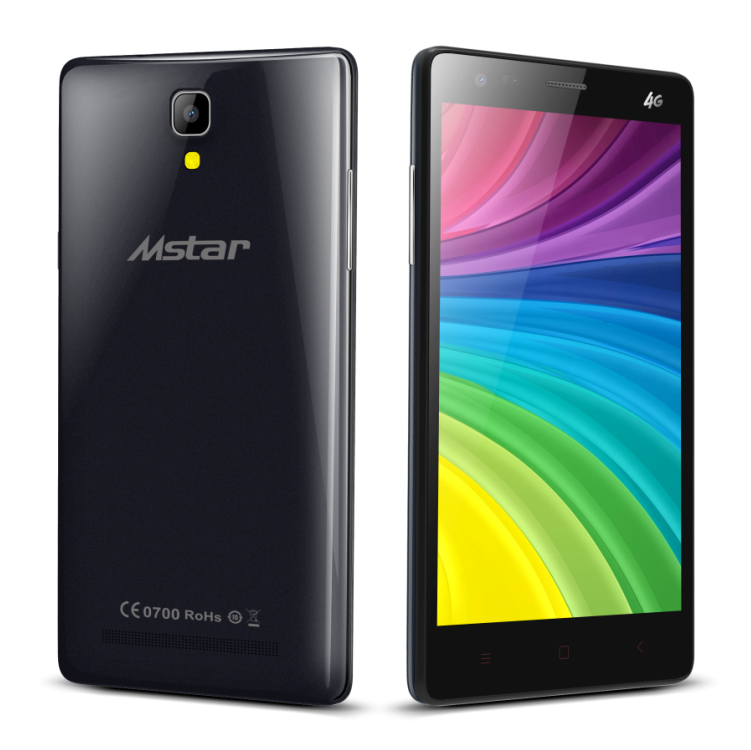 Mstar S100 4G Smartphone Android 5.0 64bit MTK6732 Quad Core 5.5 Inch HD Screen Black