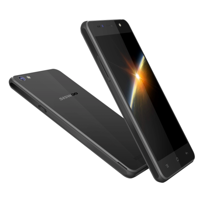 SISWOO Longbow C55 Smartphone 5.5 Inch HD Android 5.1 MTK6753 2GB 16GB 3300mAh Black