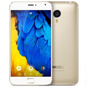 MEIZU MX4 Pro Smartphone 4G 5.5 Inch 2K Gorilla Glass Screen 3GB 16GB Flyme 4.1 Gold - Click Image to Close