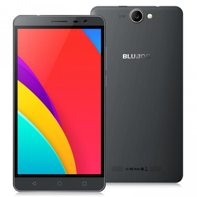 BLUBOO X550 4G Smartphone 5300mAh 5.5 Inch HD 2GB 16GB 64bit MTK6735 Quad Core Black