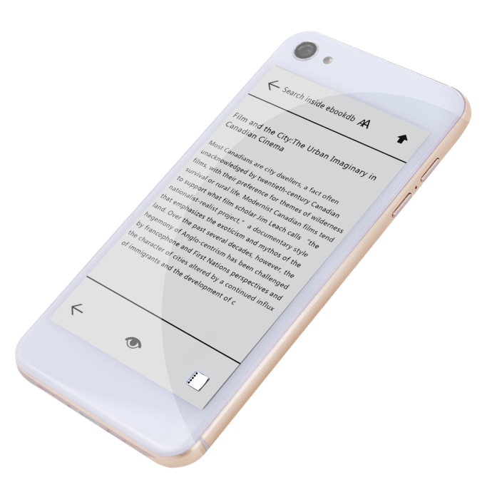 OUKITEL U6 Smartphone Dual Screen Quad Core 2GB 16GB Android 5.1 E-ink Reader White