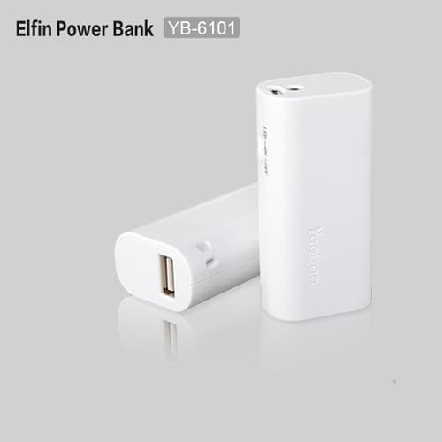 YooBao YB6101 Elfin 2200mAh Mobile Power Bank for Mobile Phone White